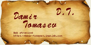 Damir Tomašev vizit kartica